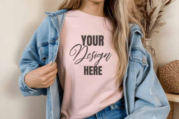 Bella Canvas 3001 T-Shirt Mockup for Product Mockups and Content Design