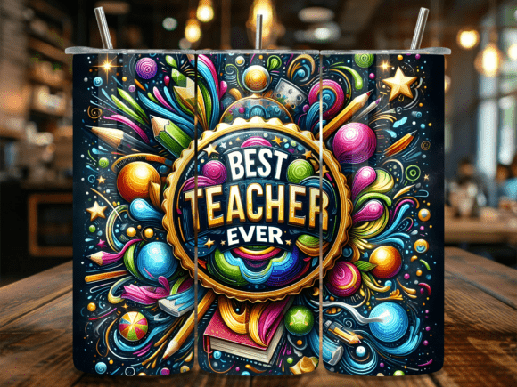 Best Teacher Ever Graffiti Tumbler Wrap Review for Real Projects