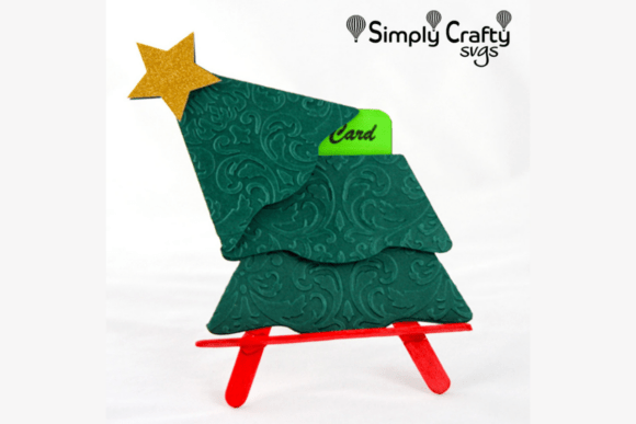 Christmas Tree Gift Card Holder SVG: A Festive Design Asset for Content Creators