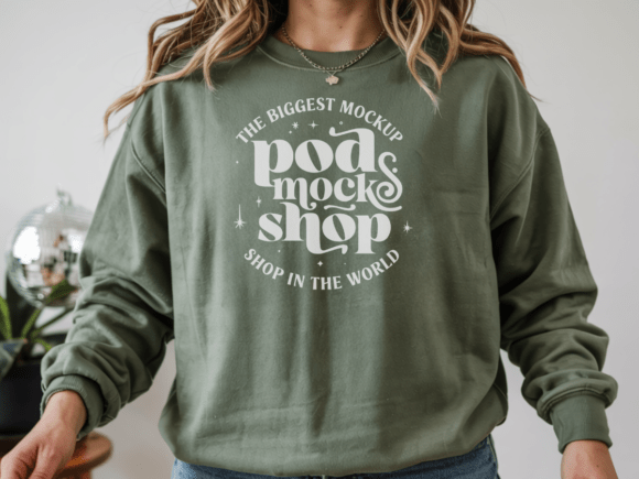 Comfort Colors 6014 Sweatshirt Mockup 5 for Product Mockups