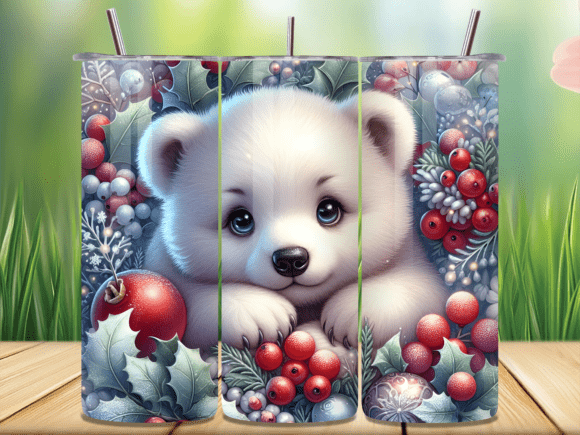 Cute Winter Bear Berries Tumbler Wrap: A Designer’s First Impressions and Use Cases