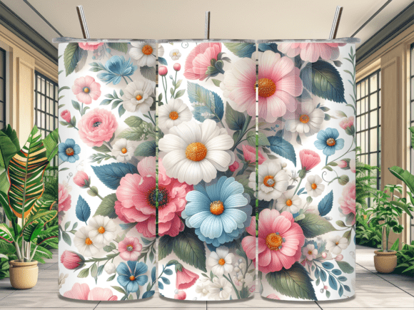 Floral Garden Daisy Bloom Tumbler Wrap Review for Commercial Use