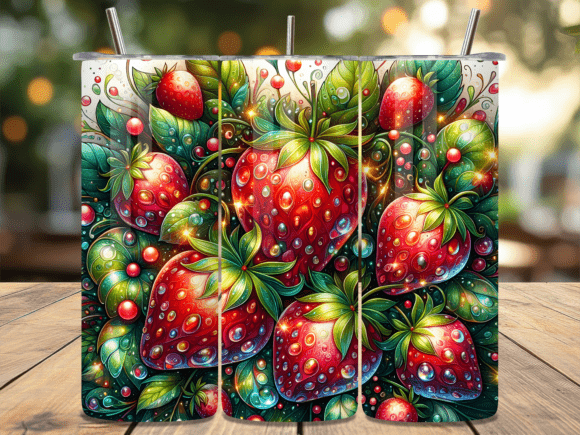 Fresh Summer Strawberry Tumbler Wrap: A Brand Designer’s Practical Take