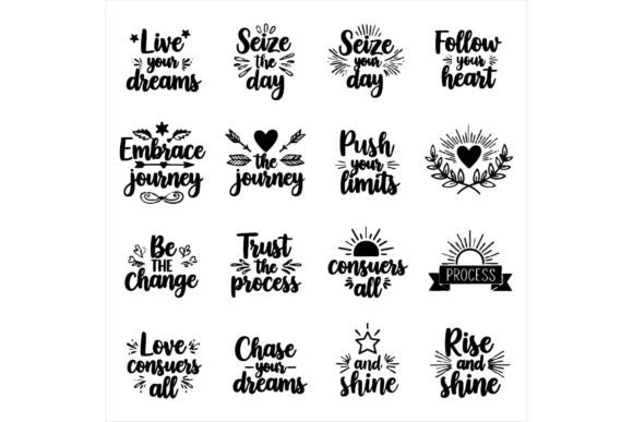 Inspirational and Motivational Phrases: A Graphic Design Asset for Crafting Click-Worthy Content