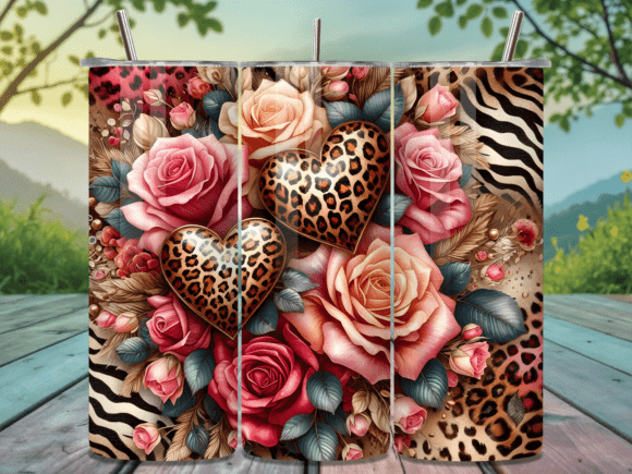 Leopard Print Rose Floral Heart Tumbler Review for Real Projects