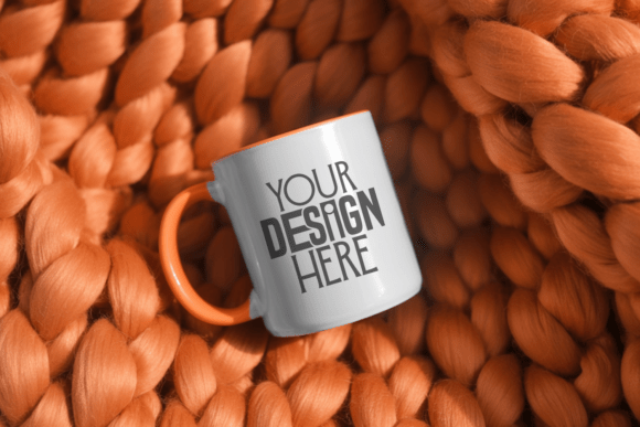 Orange Handle Coffee Mug Mockup Review for Product Mockups