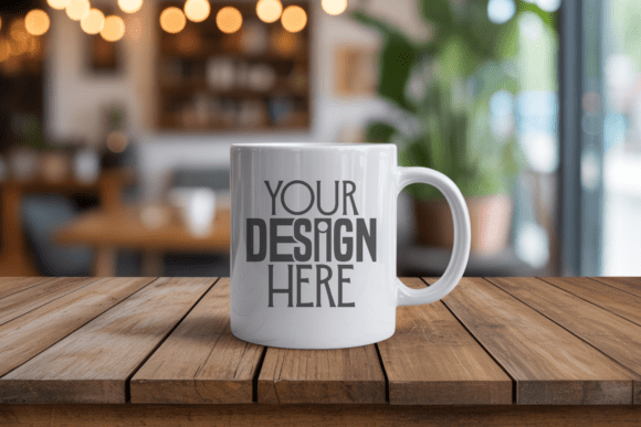 Rustic Coffee Cup Mug: A Design Asset for Authentic Branding and Packaging