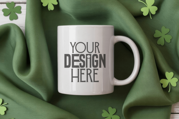 St. Patrick's Day Mug Mockup for Product Mockups