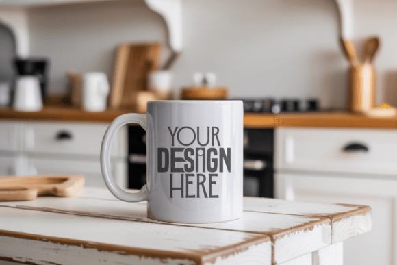 Trendy Cozy Cup Mug: A Versatile Graphic Design Asset for Marketing Mockups